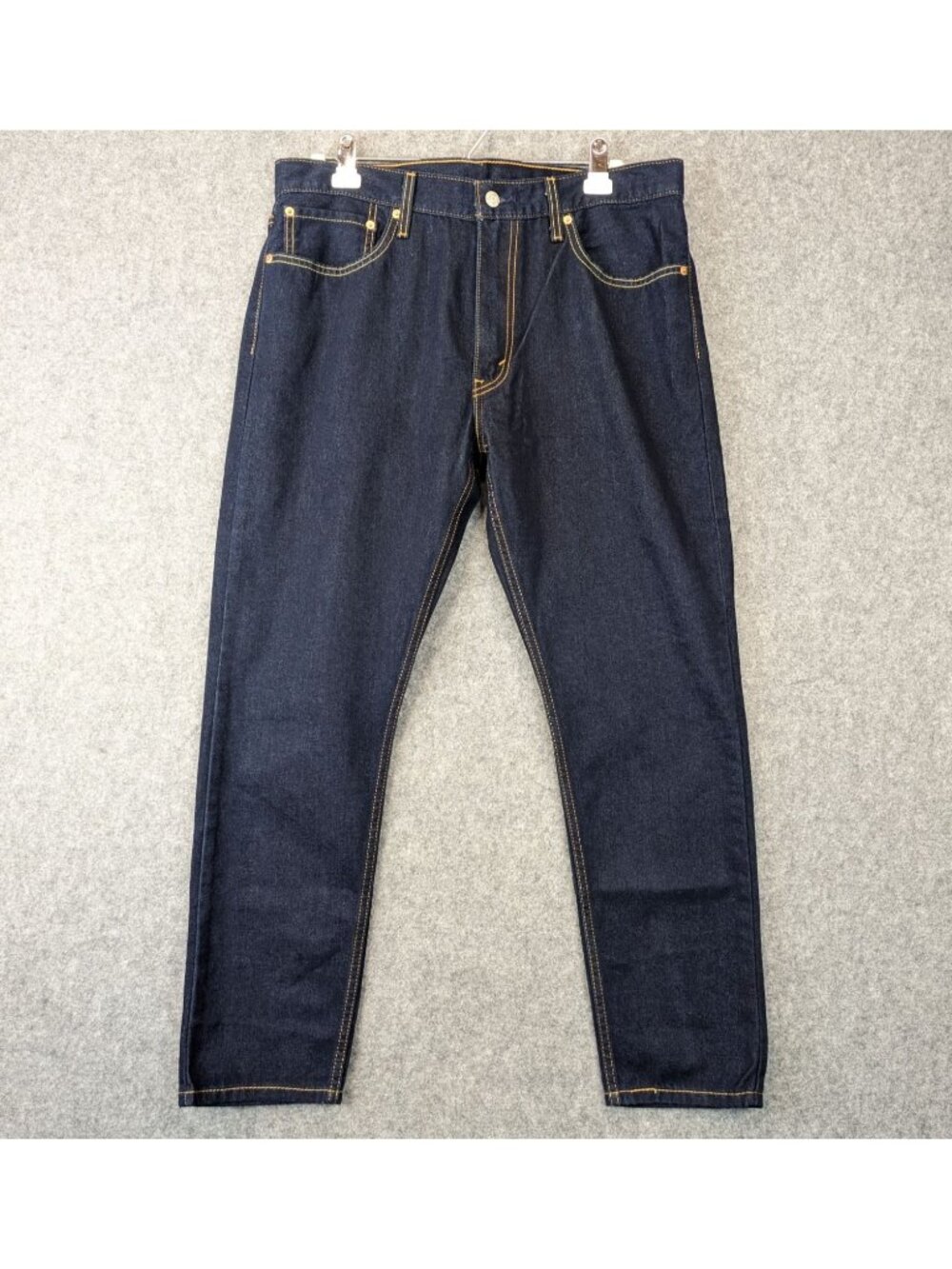 Levis Mens 36x30 512 Slim Fit Taper Dark Wash Denim Blue Jeans NWT